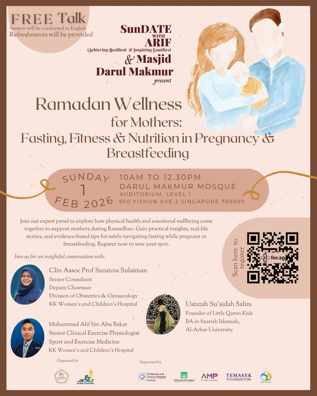 Ramadan Wellnes for Mothers: Fasting, Fitness & Nutrition in Pregnancy & Breastfeeding