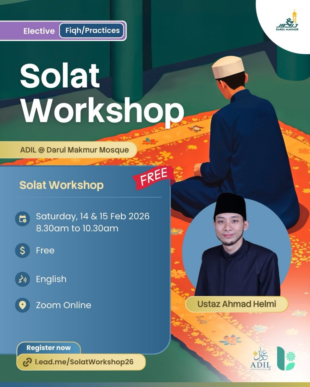 Solat Workshop | ADIL Free Class