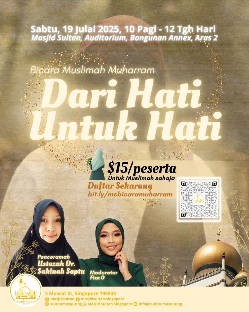 Bicara Muslimah Muharram: Dari Hati Untuk Hati