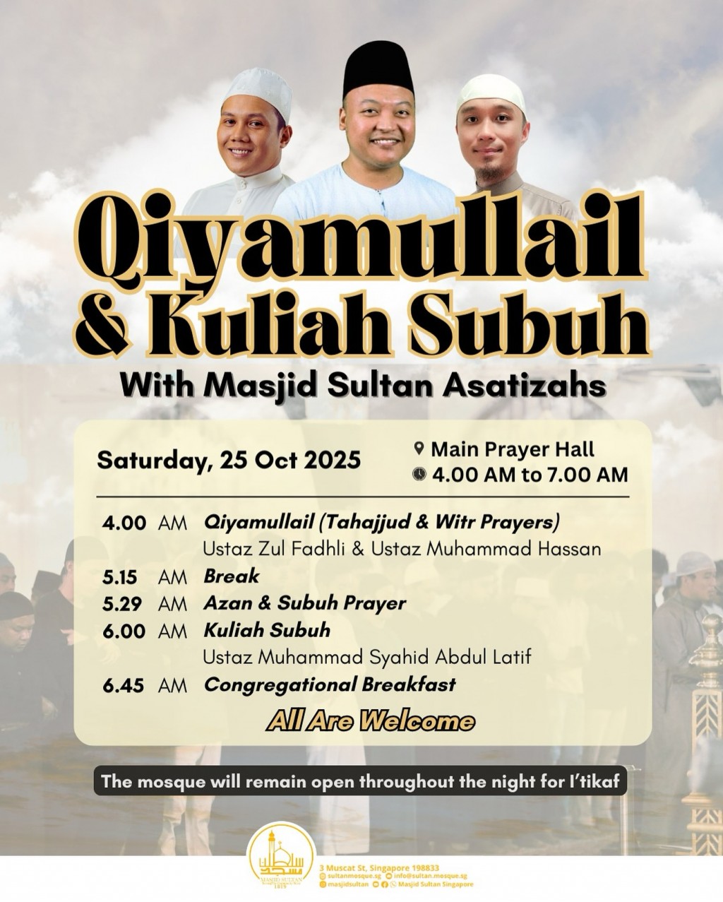 Qiyamullail & Kuliah Subuh