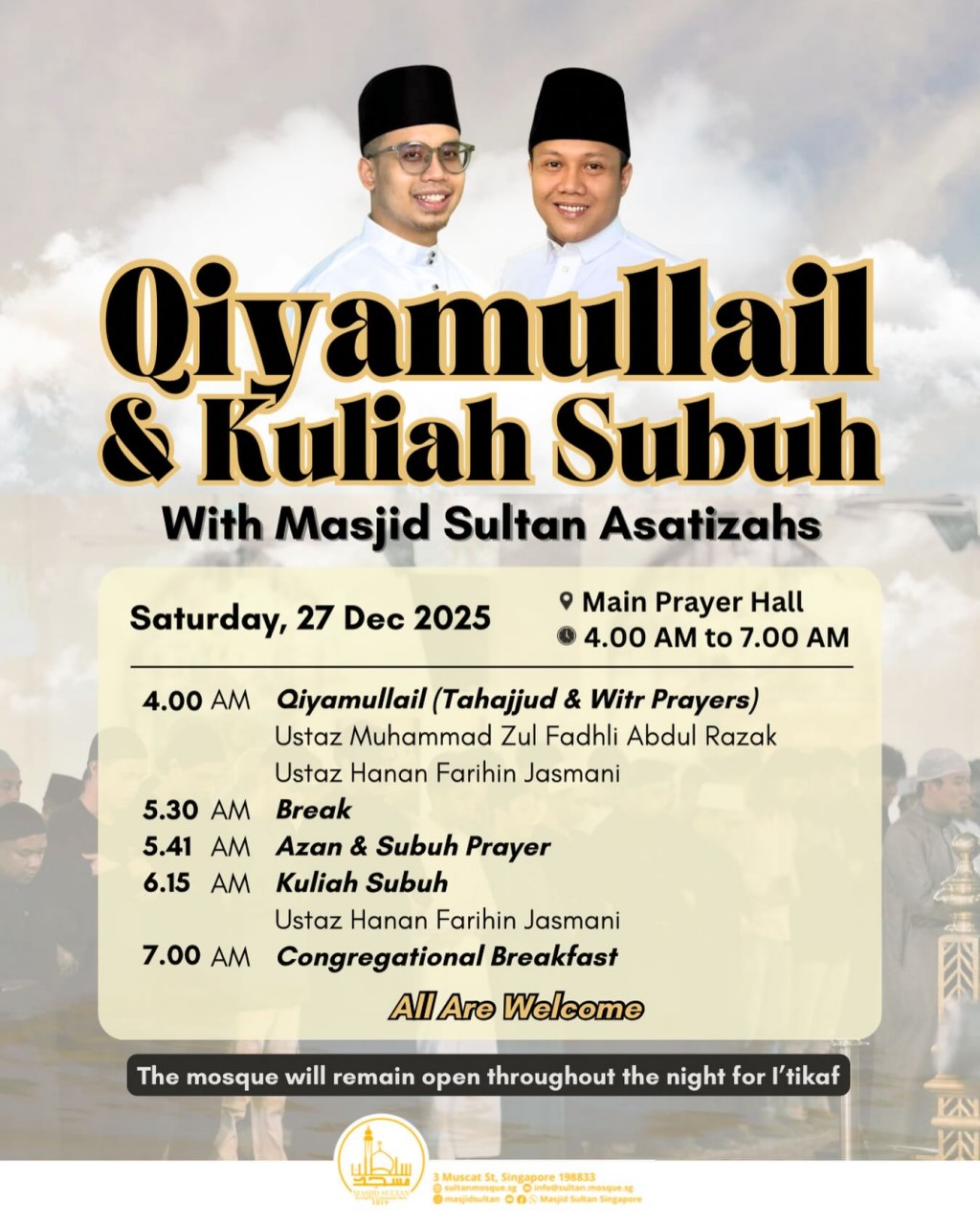 Qiyamullail & Kuliah Subuh
