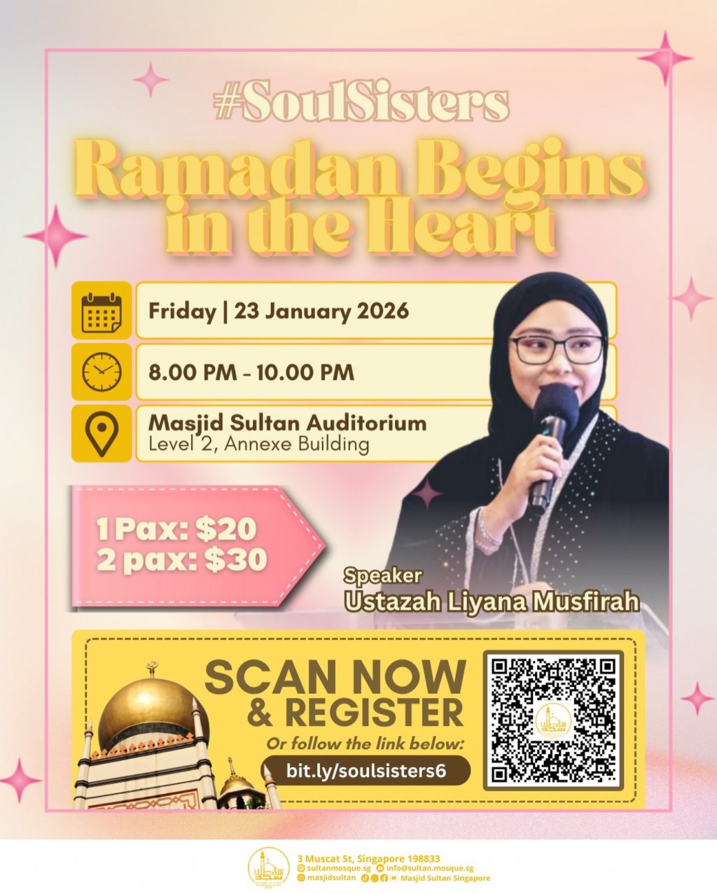 SoulSisters: Ramadan Begins in the Heart - Ustazah Liyana Musfirah