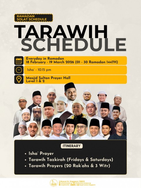 Tarawih Schedule