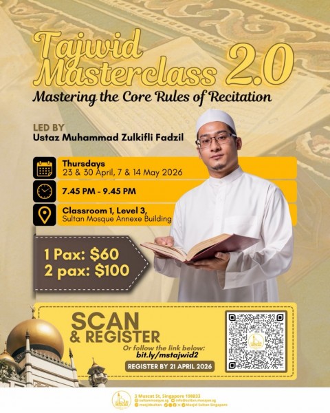 Tajwid Masterclass 2.0: Mastering the Core Rules of Recitation