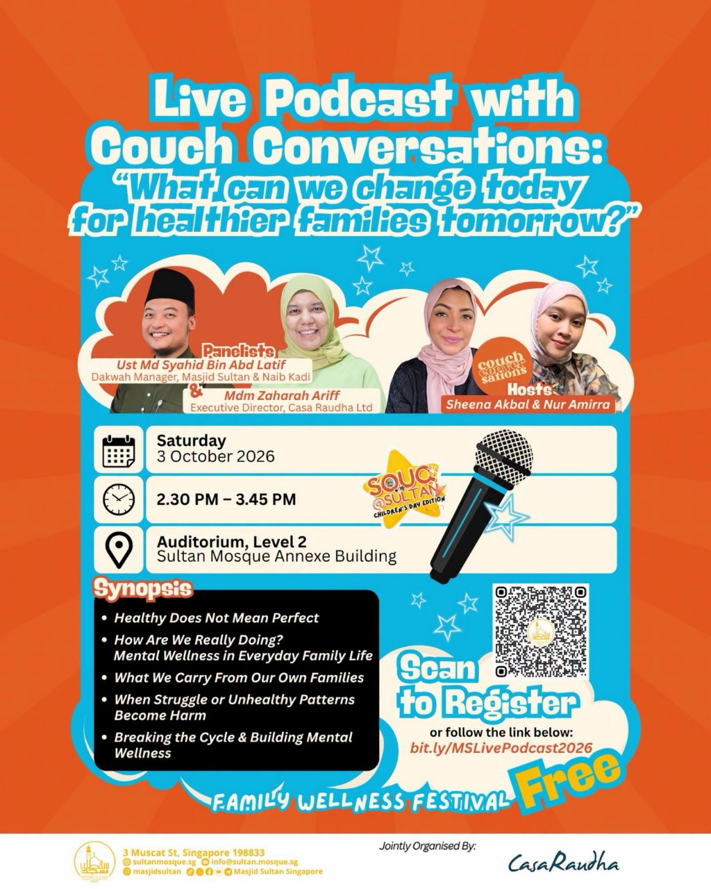 Live Podcast with Couch Conversations: What Can We Change Today for Healthier Families Tomorrow?