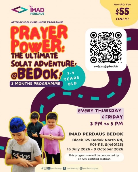 Prayer Power: The Ultimate Solat Adventure @ Bedok!