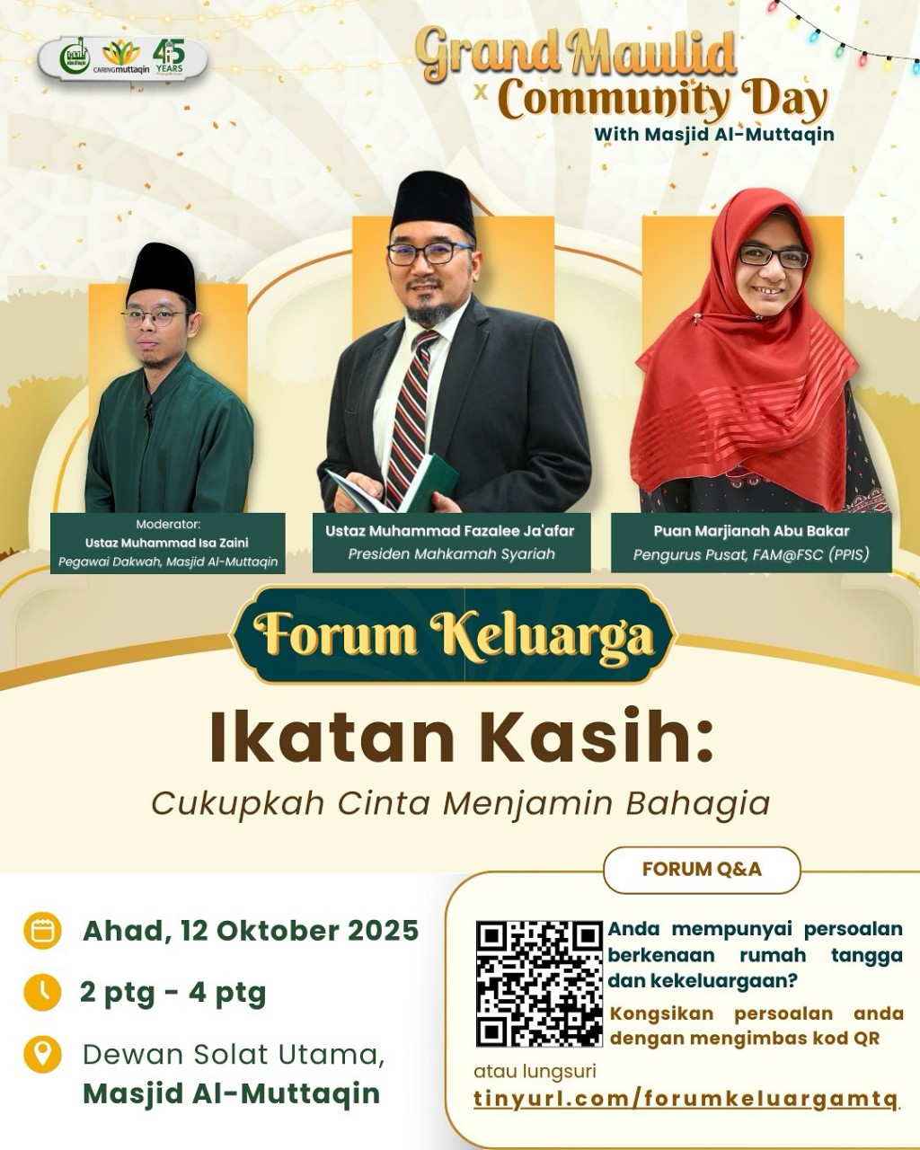 Forum Keluarga - Grand Maulid Community Day