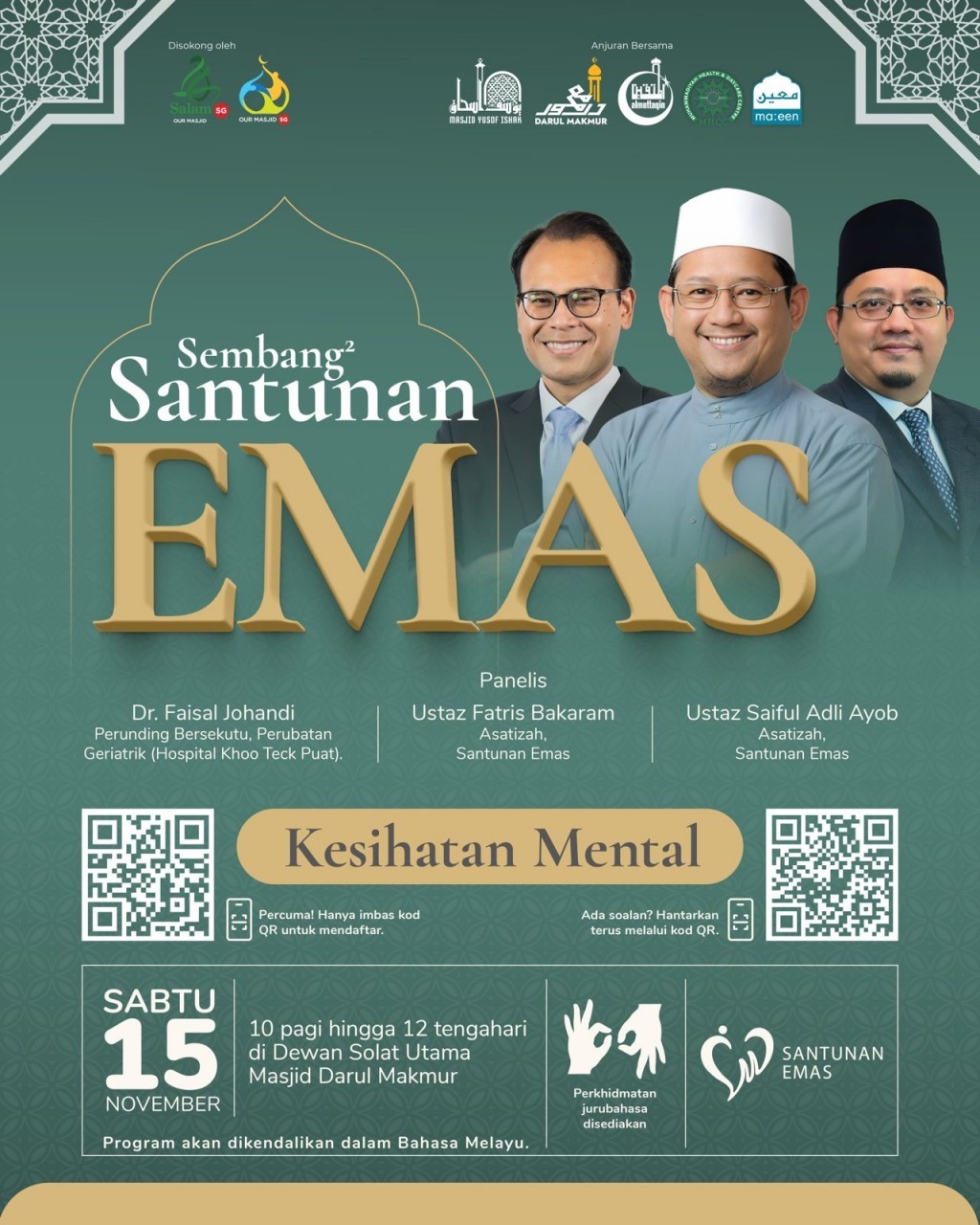 Sembang² Santunan Emas