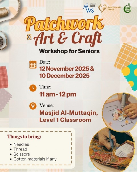 Patchwork  - Art & Craft: Workshop for Seniors