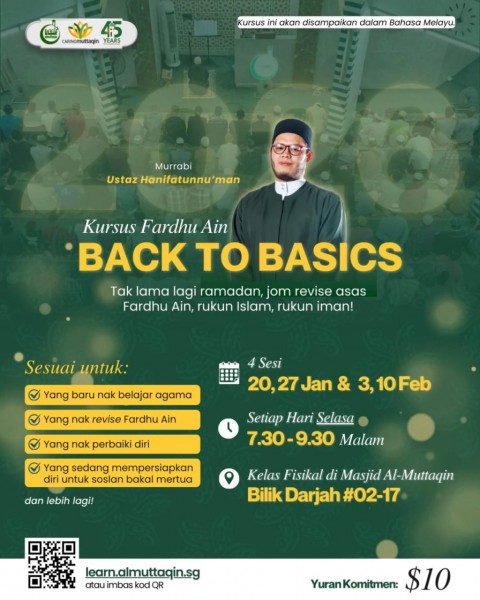 Kursus Fardhu Ain: Back to Basics