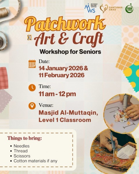 Patchwork  - Art & Craft: Workshop for Seniors