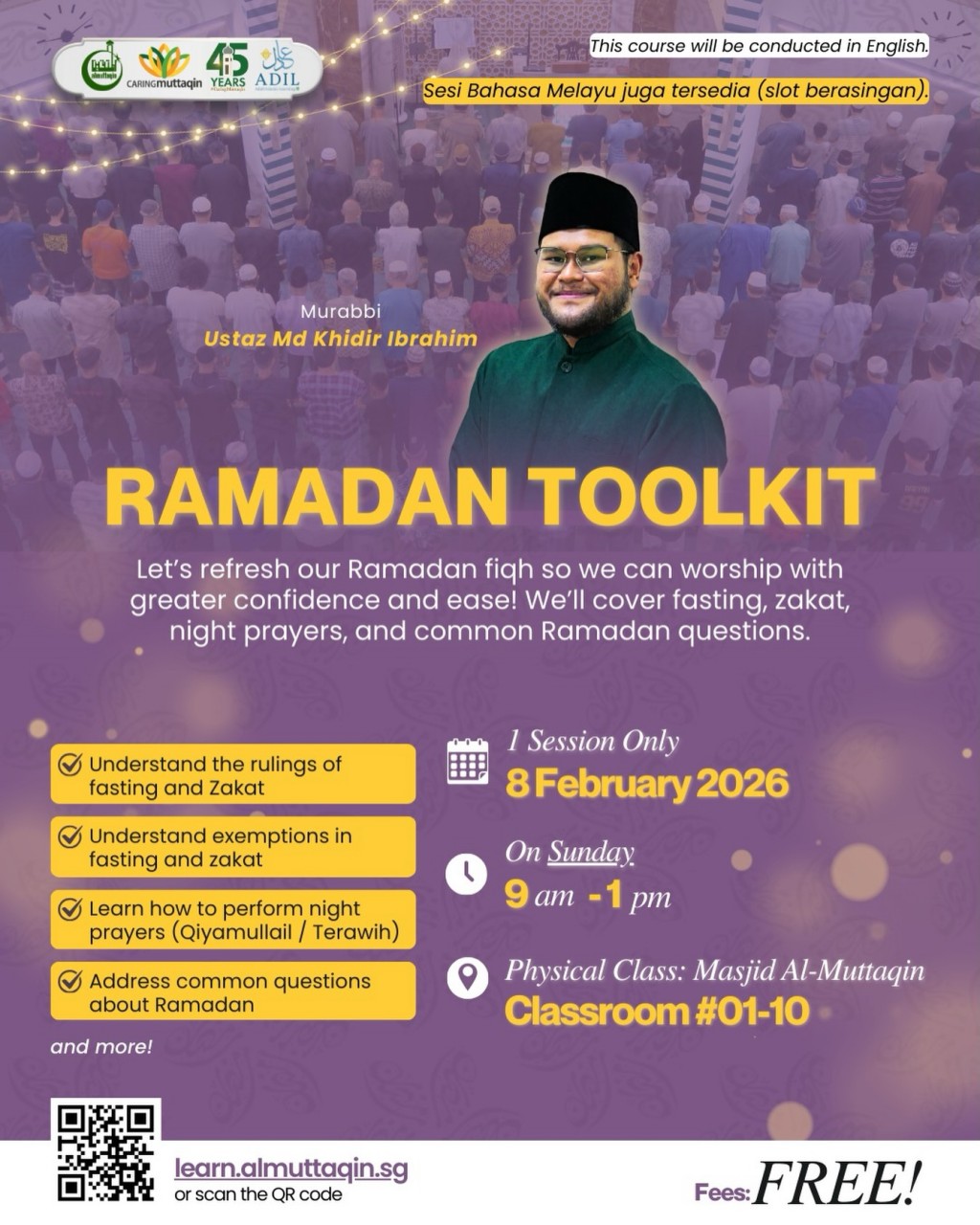 Ramadan Toolkit - Ustaz Md Khidir Ibrahim
