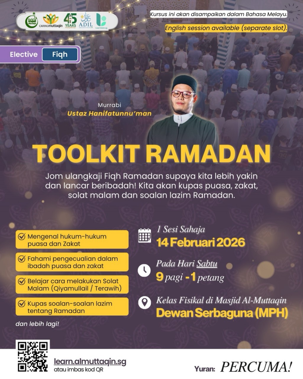 Toolkit Ramadan - Murrabi Ustaz Hanifatunnu'man
