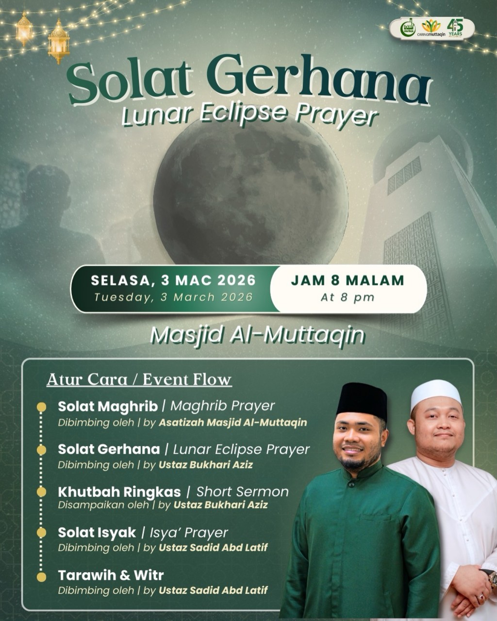 Solat Gerhana | Lunar Eclipse Prayer