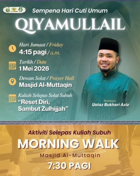 QIYAMULLAIL - Sampena Hari Cuti Umum