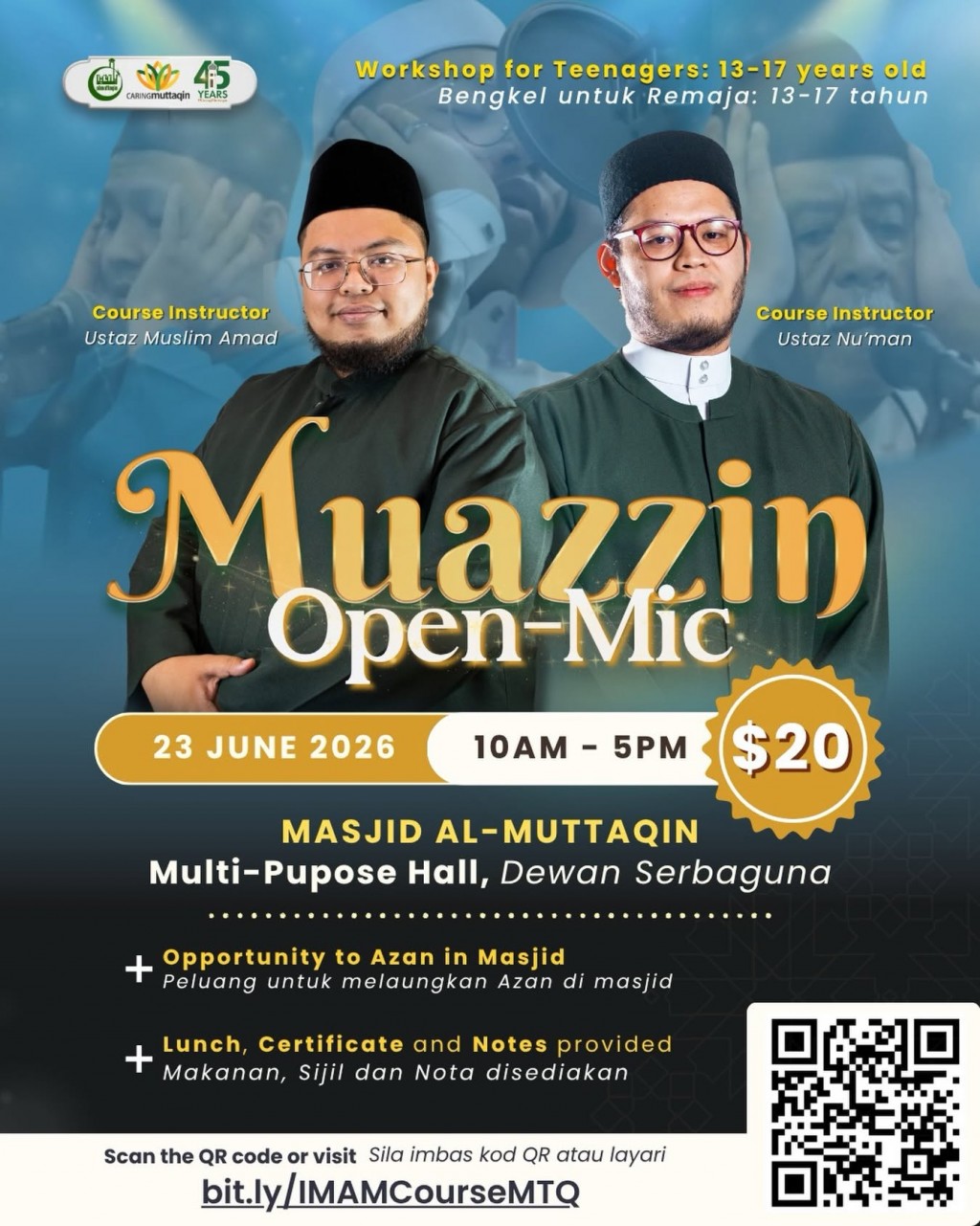 Muazzin Open-Mic Workshop