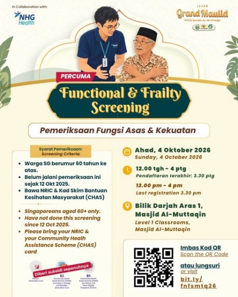 Functional & Frailty Screening - Grand Maulid