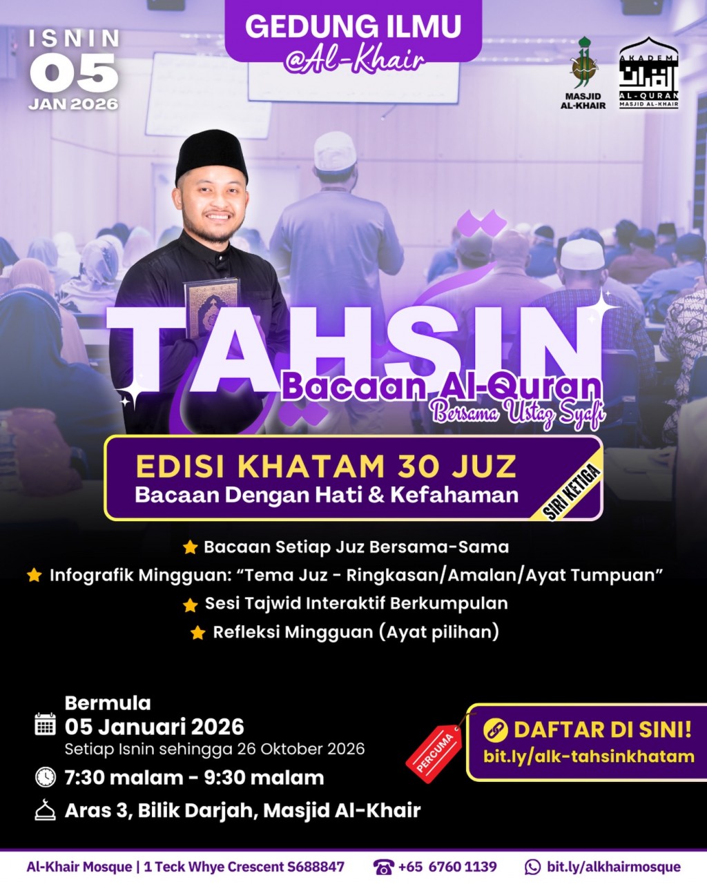 Tahsin Bacaan Al Quran - Edisi Khatam 30 Juz [Edisi Ketiga]