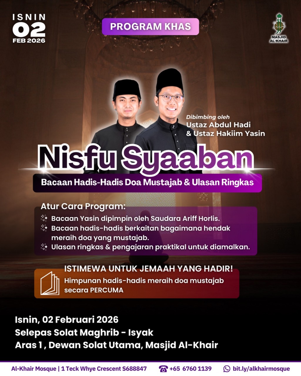 Nisfu Syaaban: Bacaan Hadis-Hadis Doa Mustajab & Ulasan Ringkas