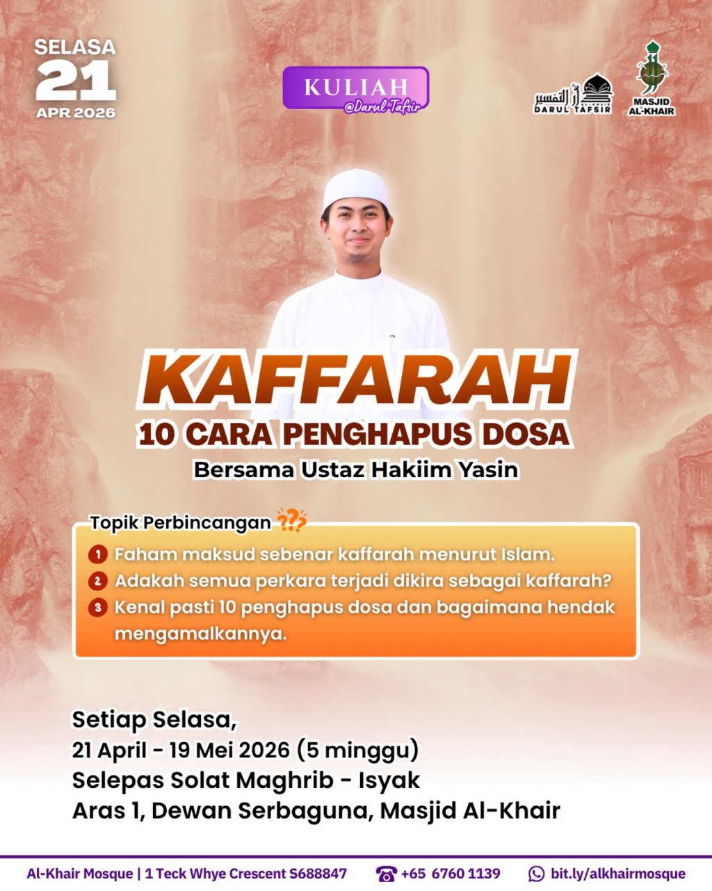 Kuliah: KAFFARAH - 10 Cara Penghapus Dosa