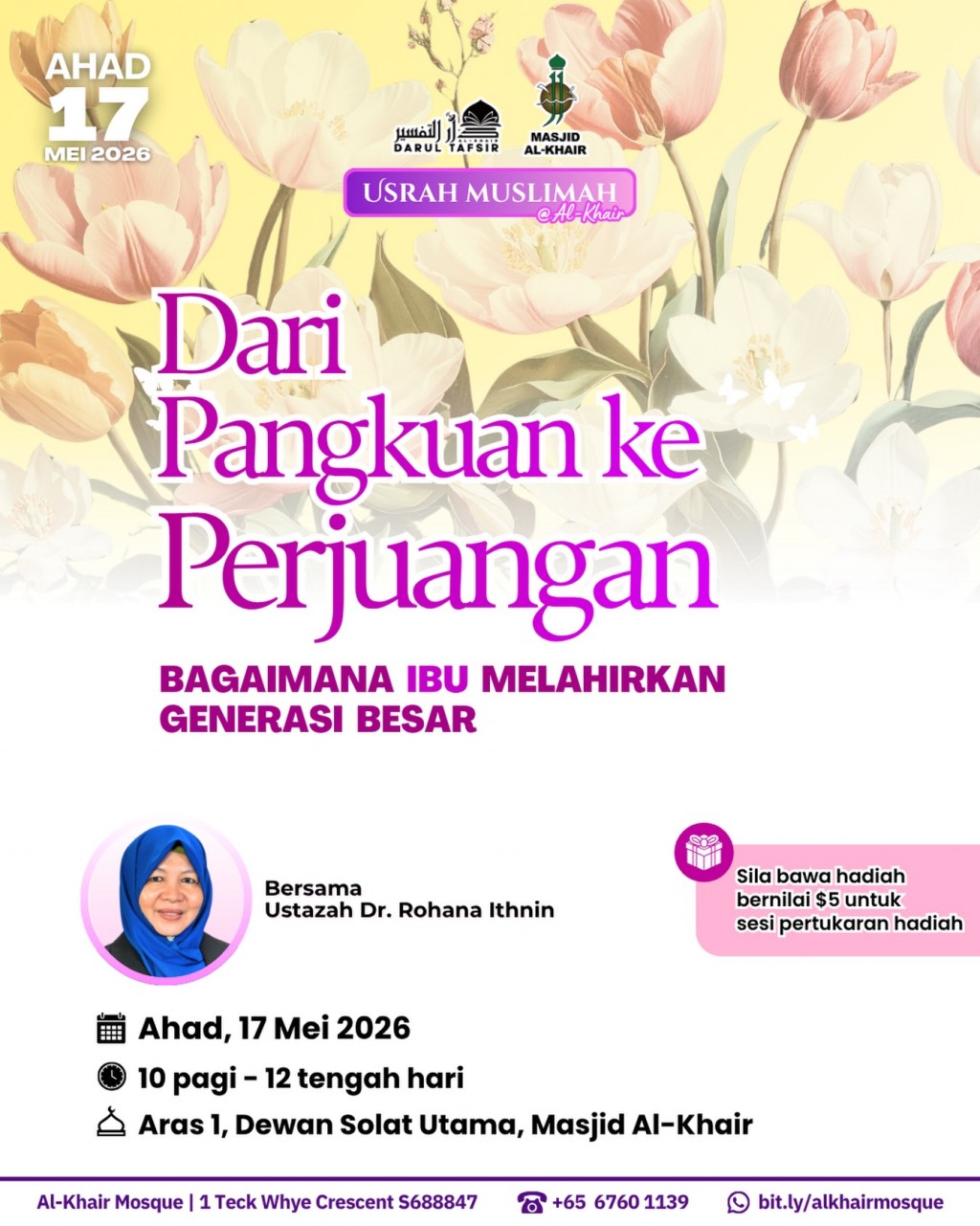 Usrah Muslimah: Dari Pangkuan ke Perjuangan