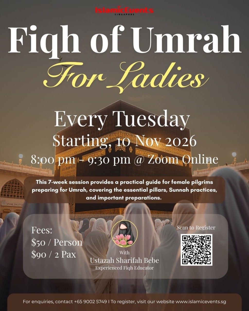 Fiqh of Umrah For Ladies (Nov 2026)