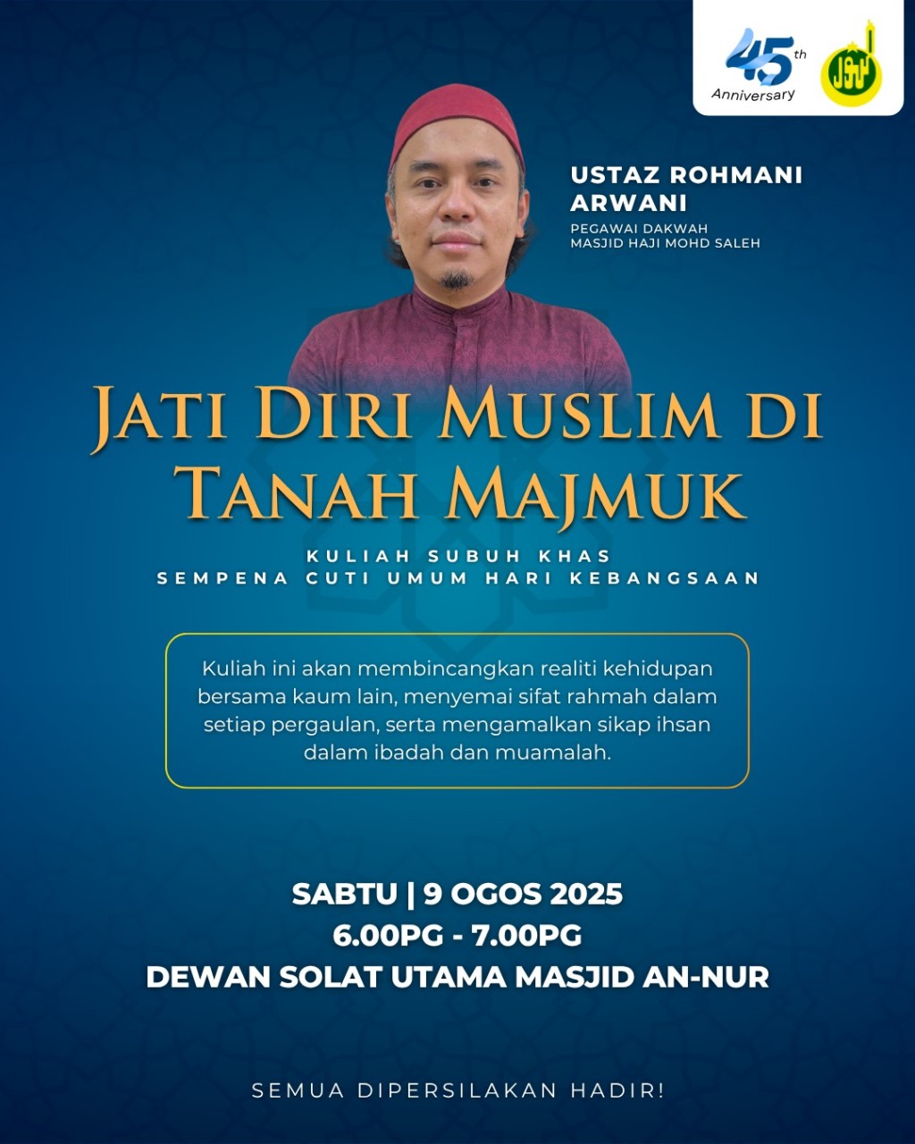 Kuliah Subuh Khas: 
