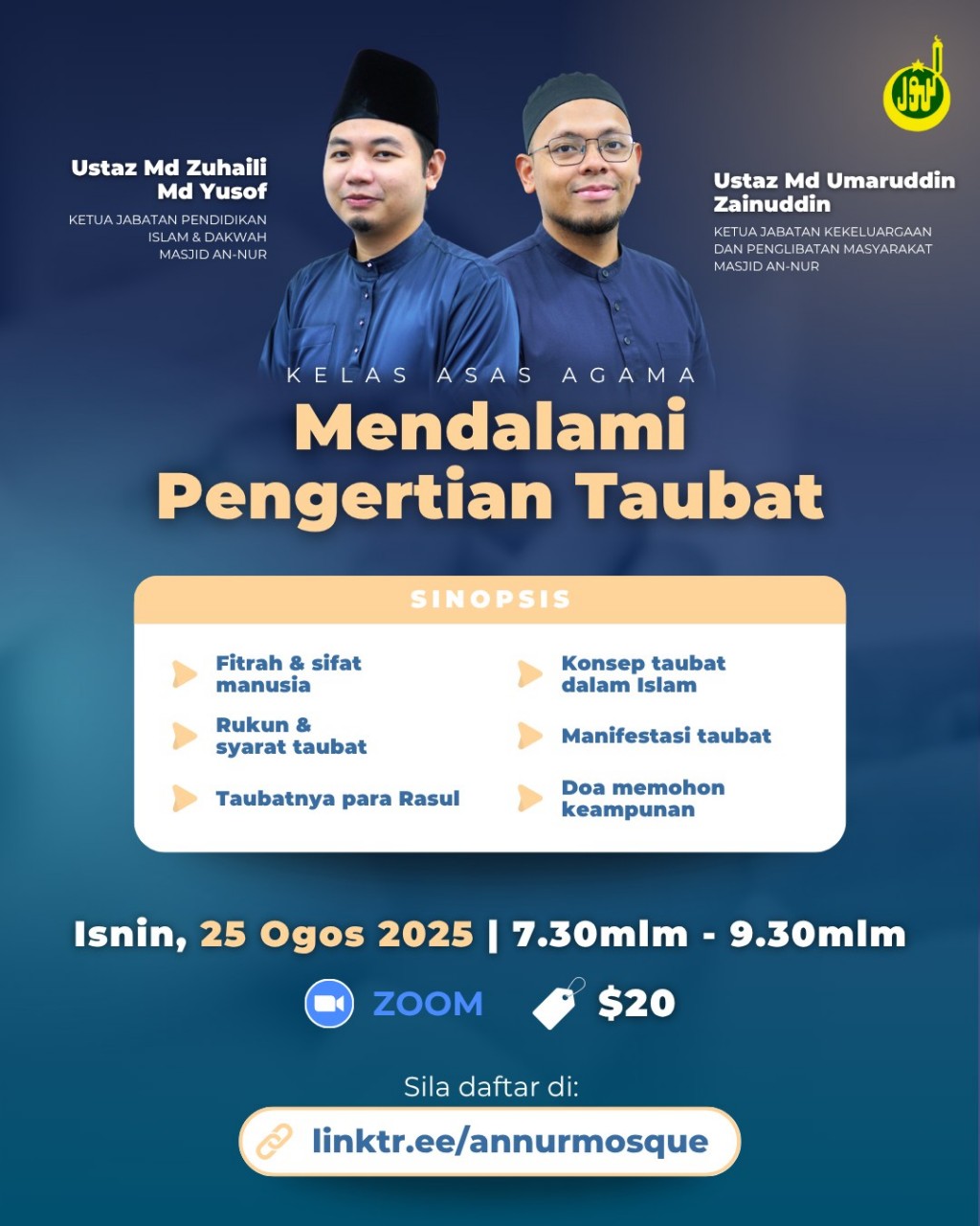 Kelas Asas Agama: Mendalami Pengertian Taubat