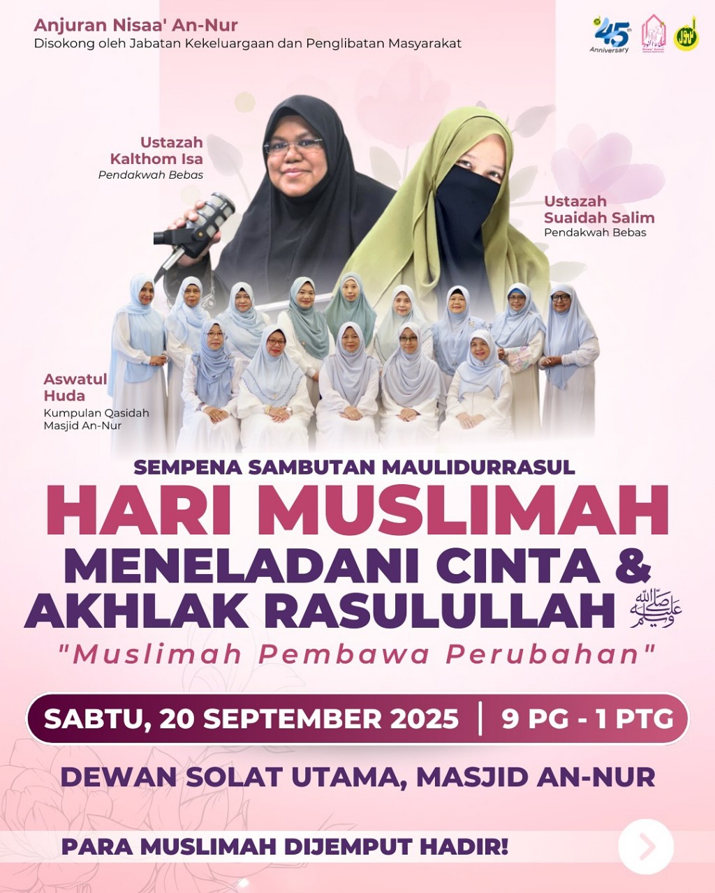 Hari Muslimah: Meneladani Cinta & Akhlak Rasulullah SAW