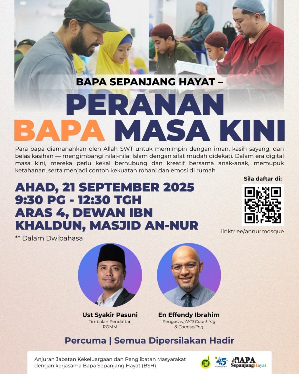 Bapa Sepanjang Hayat - Peranan Bapa Masa Kini