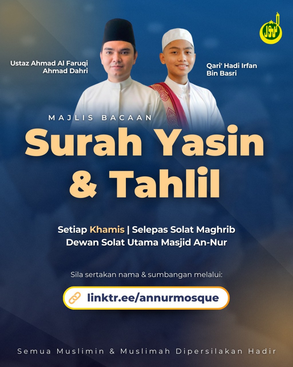 Majlis Bacaan Surah Yasin & Tahlil 