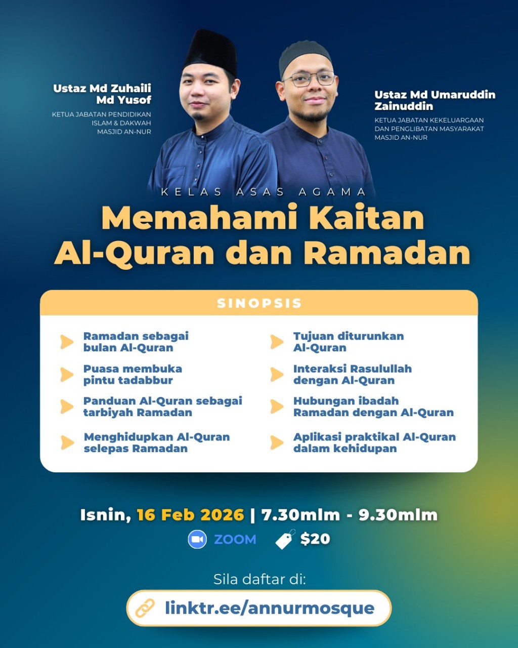 Kelas Asas Agama: Memahami Kaitan Al-Quran dan Ramadan