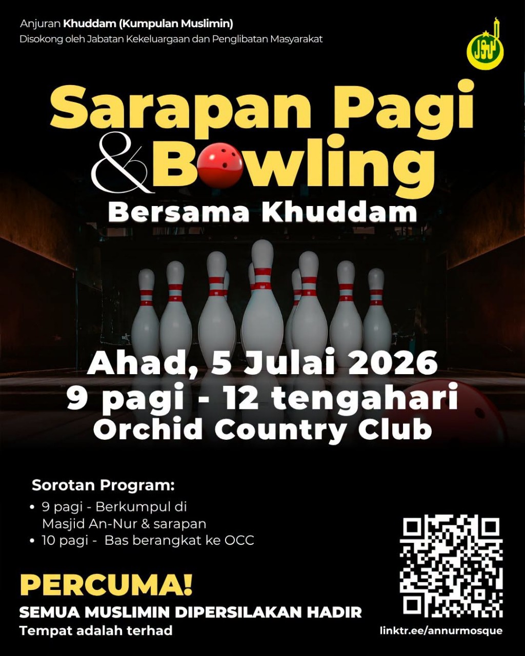 Sarapan Pagi & Bowling Bersama Khuddam