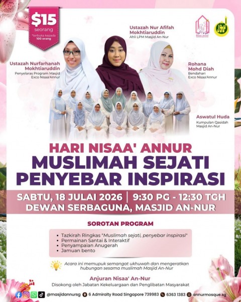 Hari Nisaa\' Annur: Muslimah Sejati, Penyebar Inspirasi