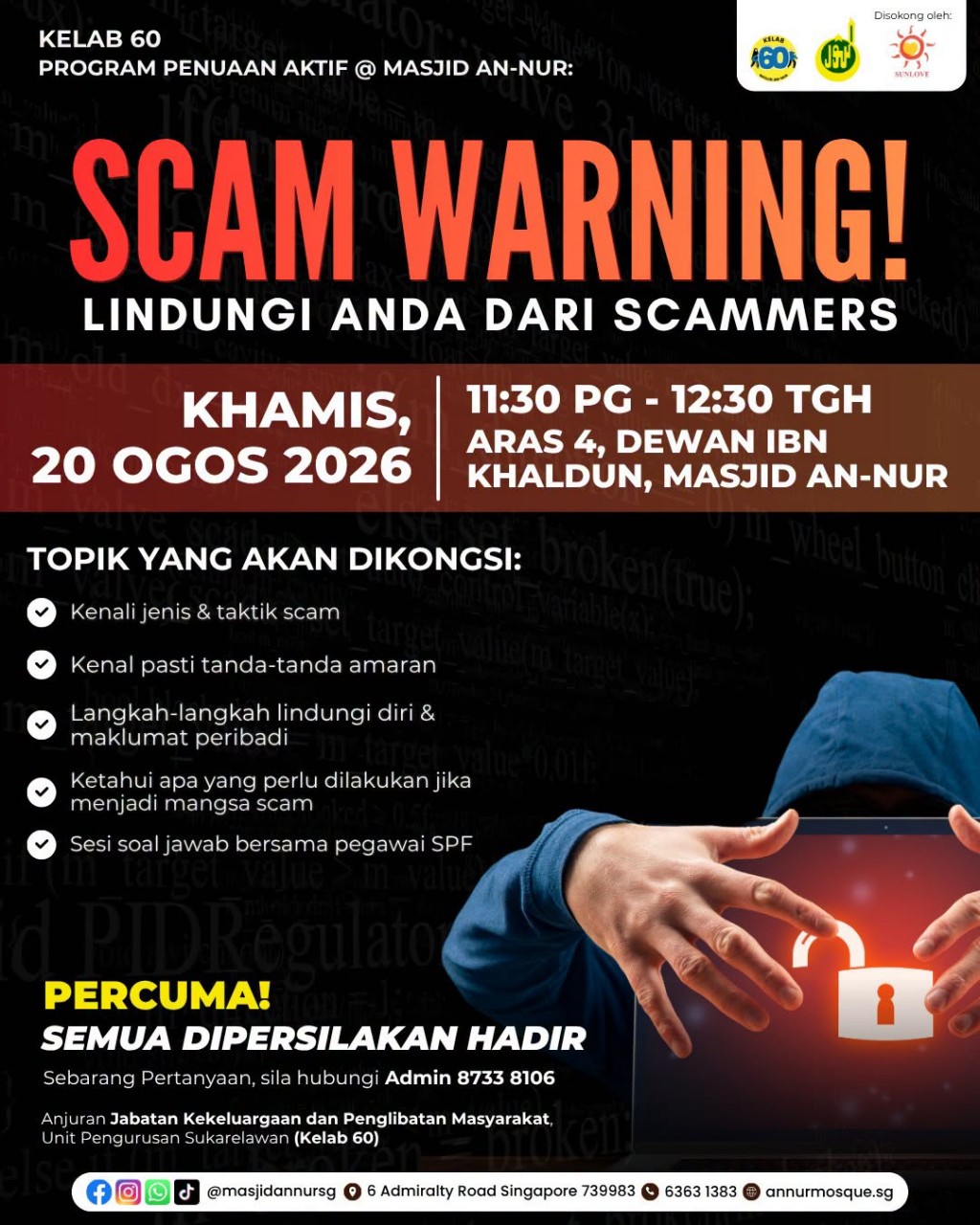Scam Warning!: Lindungi Anda dari Scammers