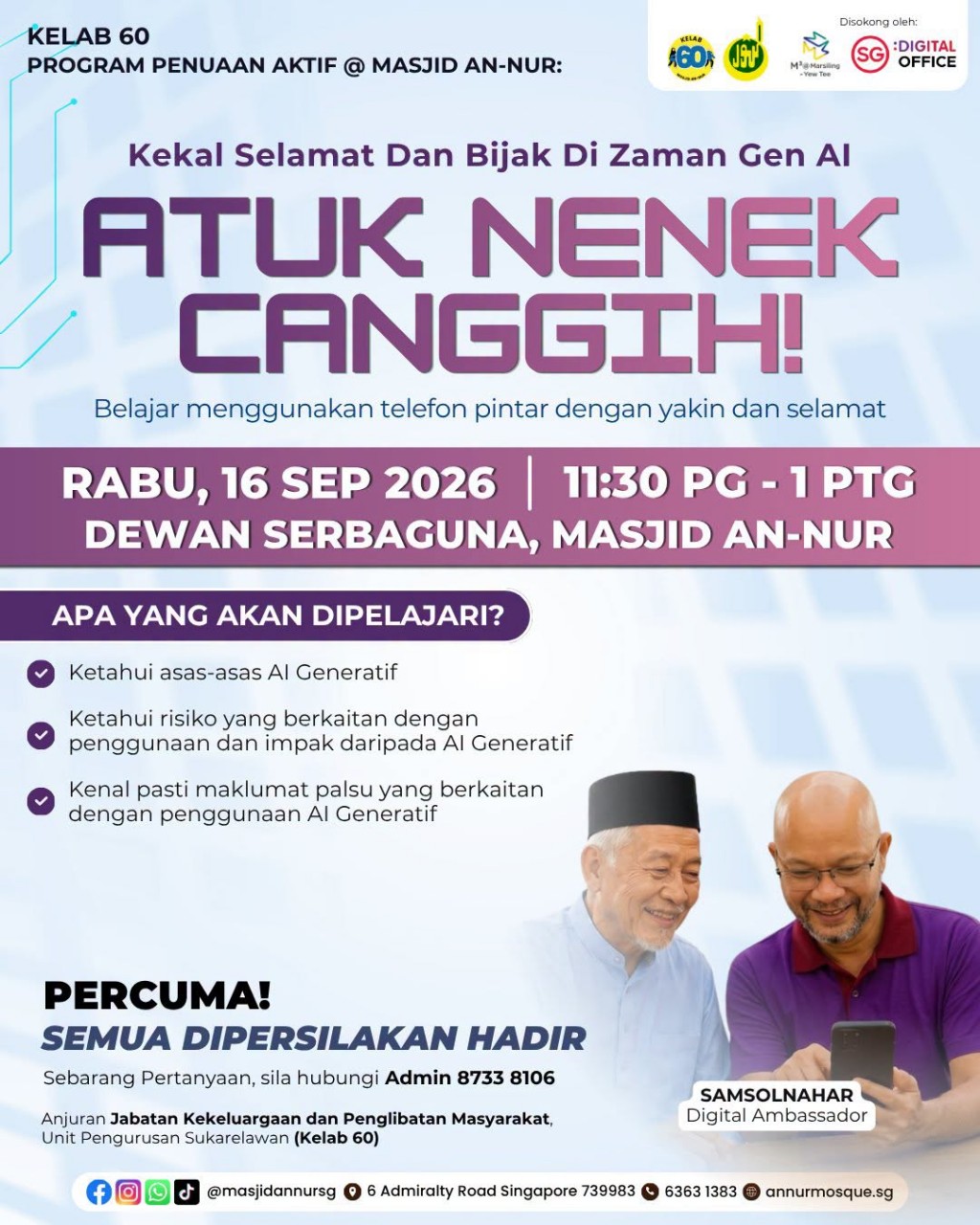 Atuk Nenek Canggih: Kekal Selamat Dan Bijak Di Zaman Gen AI