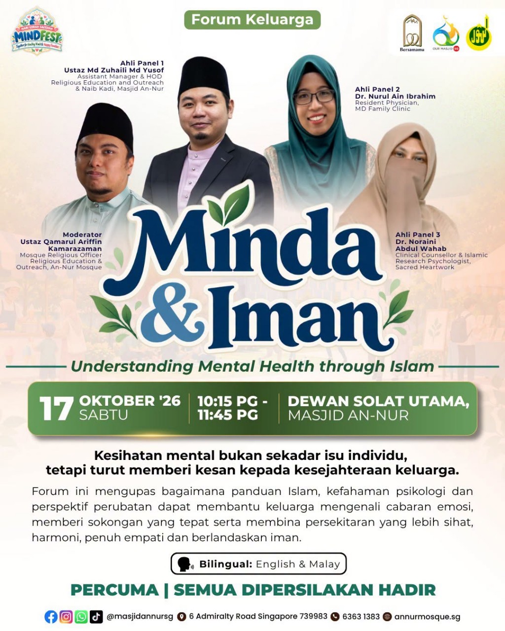 Minda & Iman: Understanding Mental Health through Islam [Bilingual]