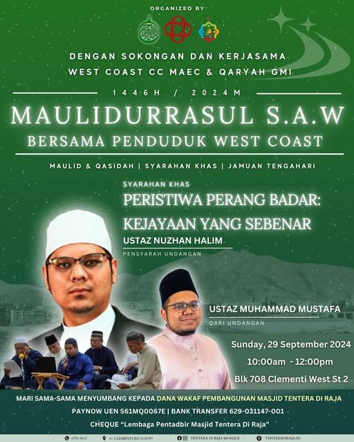 MAULIDURRASUL S.A.W BERSAMA PENDUDUK WEST COAST