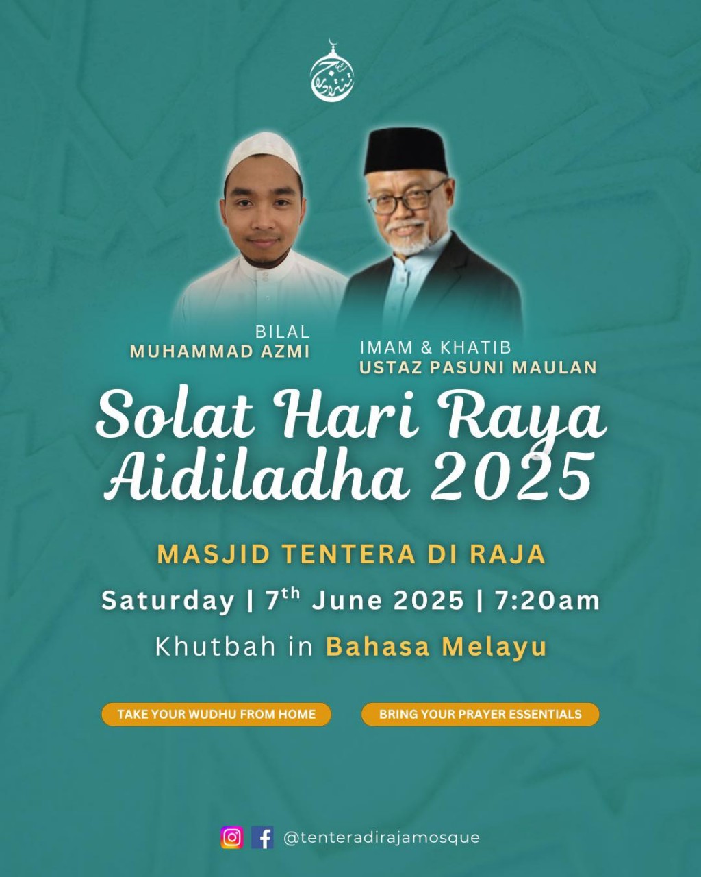 Solat Hari Raya Aidiladha 2025