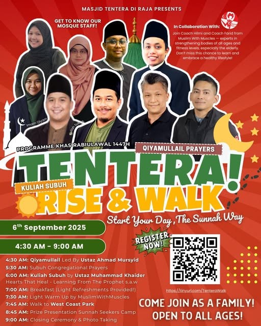 Tentera Rise & Walk - Qiyamullail Prayer & Kuliah Subuh