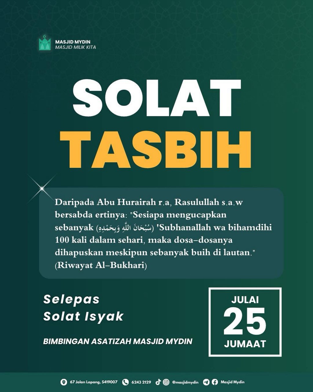 SOLAT TASBIH