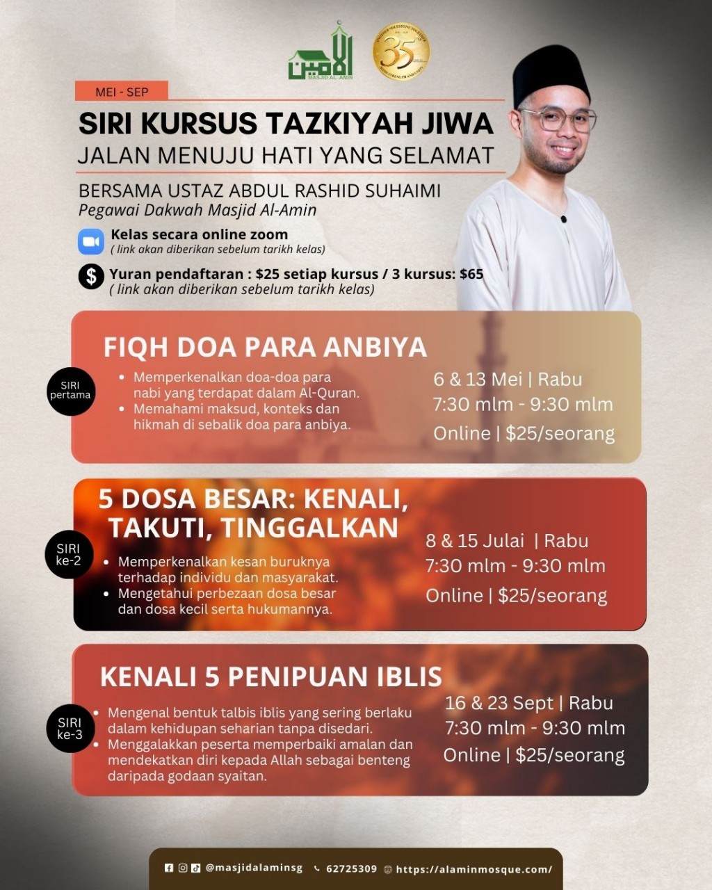 3 Siri Kursus Tazkiyah Jiwa (Full Course)