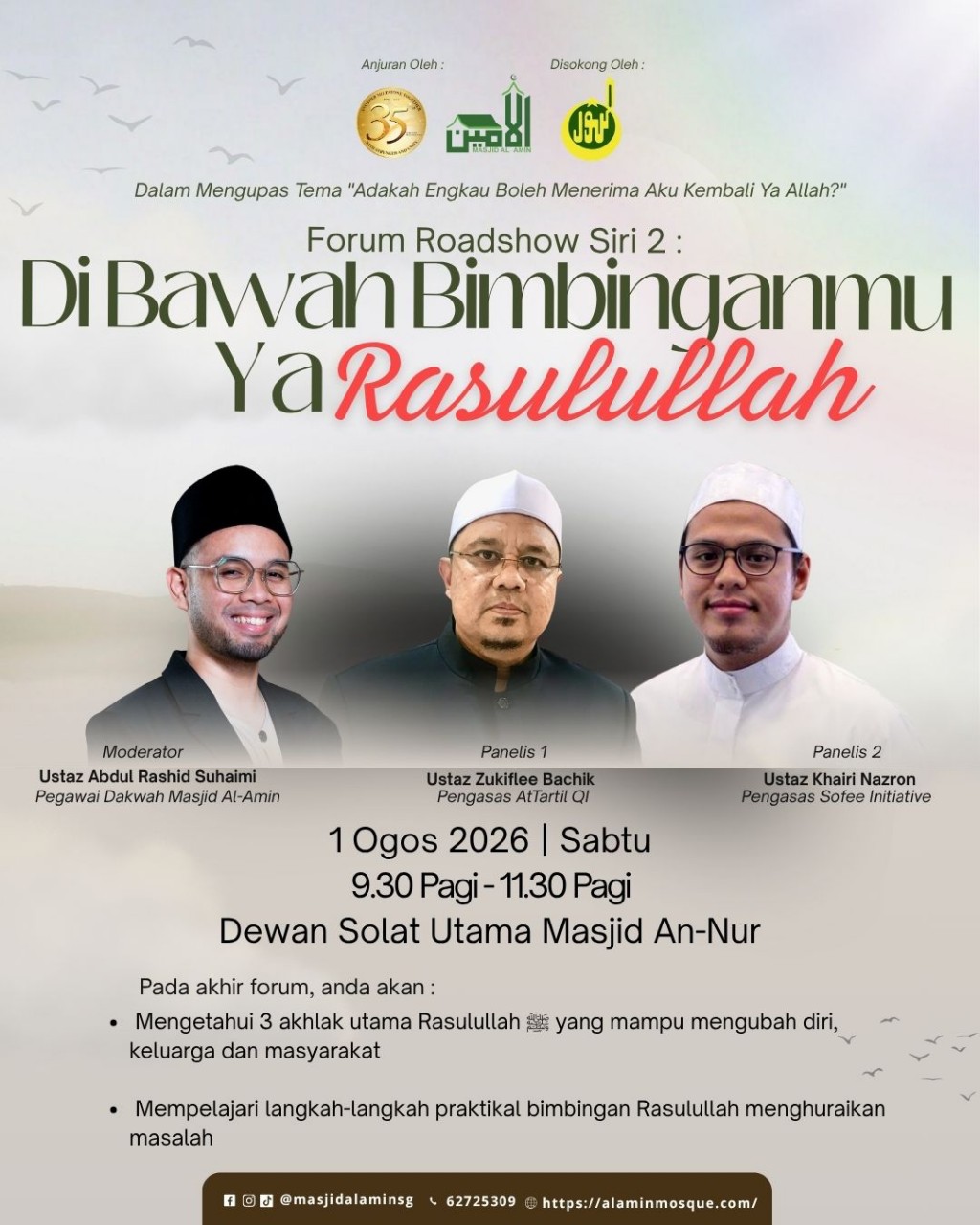Forum Roadshow Siri 2: Di Bawah Bimbingan Mu Ya Rasulullah
