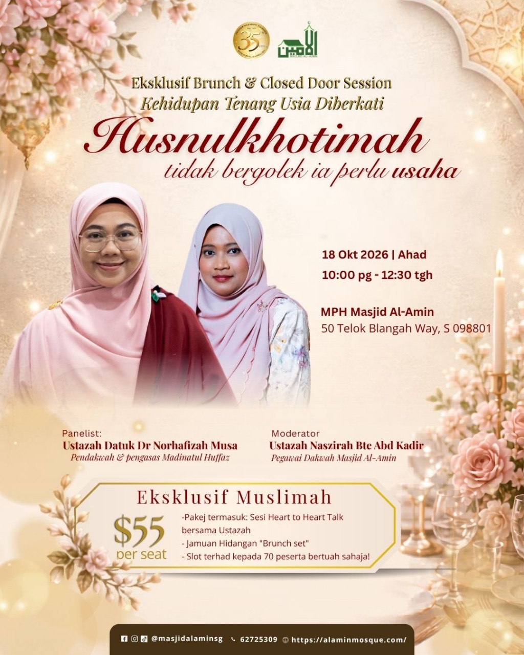 Husnulkhotimah tidak bergolek, ia perlu usaha