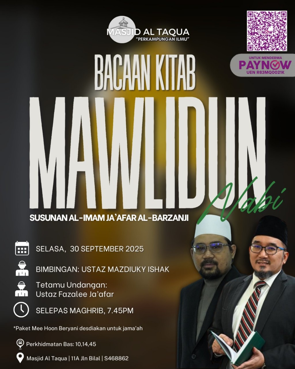 Majlis Bacaan Kitab Mawlidun Nabi