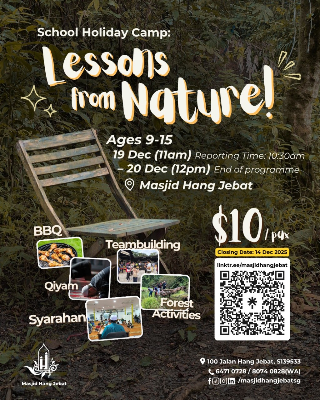 School Holiday Camp: Lessons from Nature