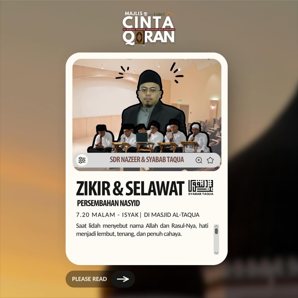 Zikir & Selawat: Persembahan Nasyid [Majlis Cinta Al-Quran]