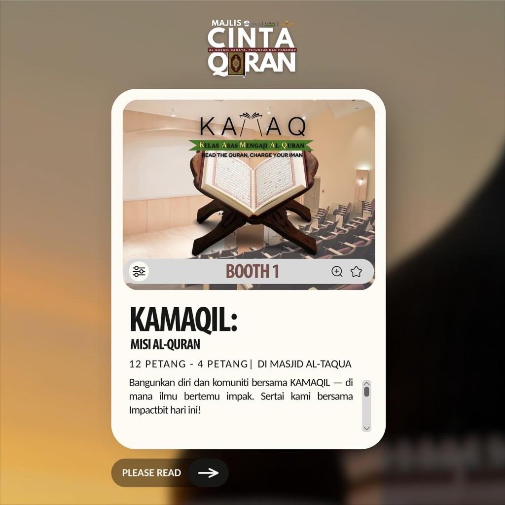 KAMAQIL: Misi Al-Quran [Majlis Cinta Al-Quran]