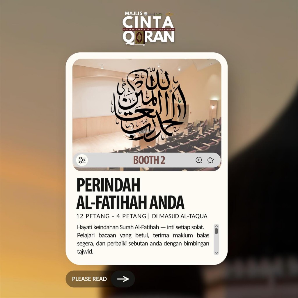 Perindah Al-Fatihah Anda [Majlis Cinta Al-Quran]