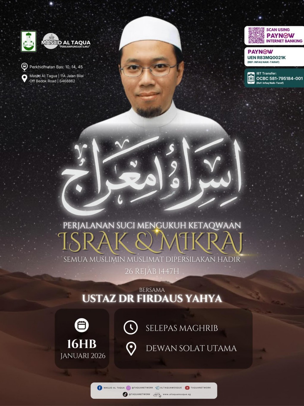 Israk & Mikraj: Perjalanan Suci Mengukuh Ketaqwaan